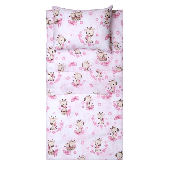 Σετ Σεντόνια Λίκνου 80x100 Λούσυ